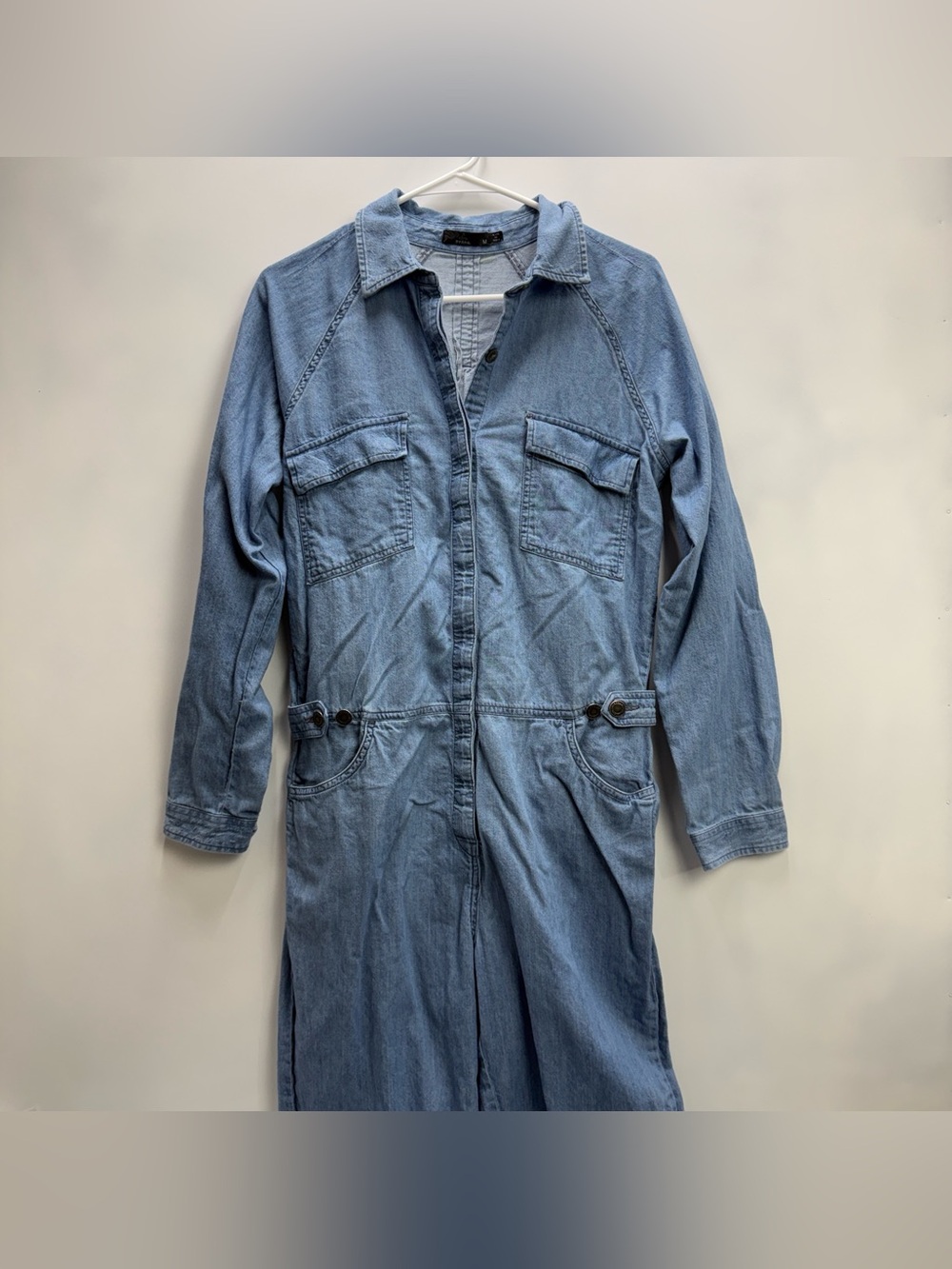 prAna Woman’s Penderbrook Denim Lightweight Jumpsuit